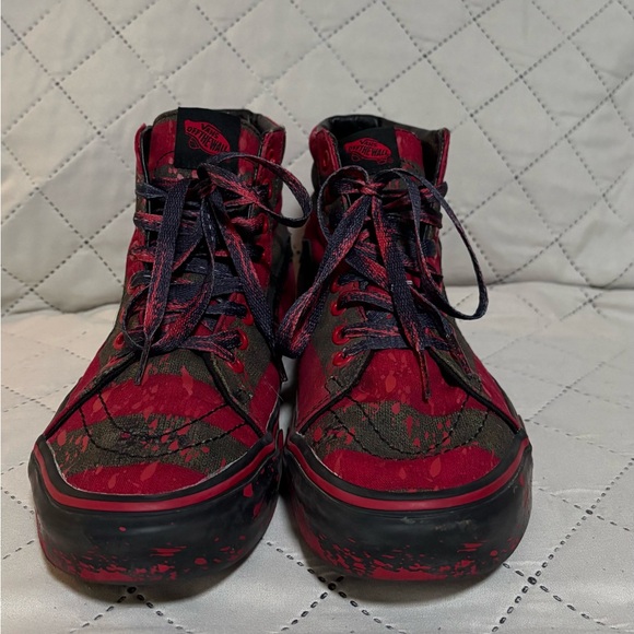 Vans House of Terror x Sk8- High The Nightmare on Elm Street Size Men 8 Wm 9.5 - Picture 2 of 7